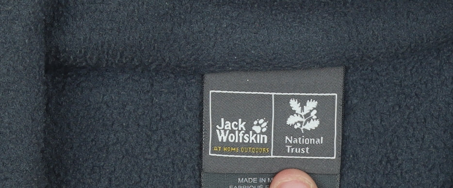 Womens UK Size 6 Jack Wolfskin Grey Basic Jacket