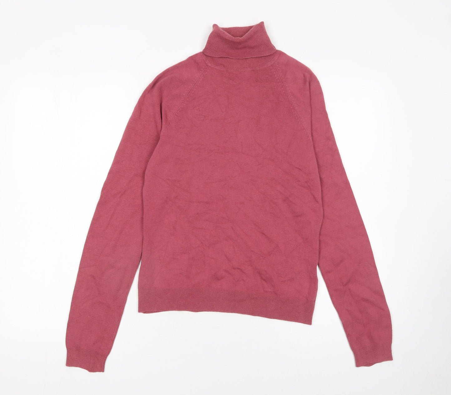Womens UK Size 10 Topshop Pink Pullover Jumper