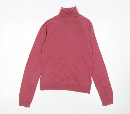 Womens UK Size 10 Topshop Pink Pullover Jumper