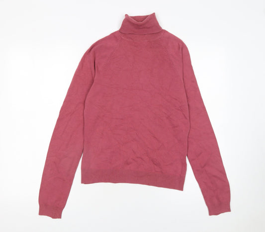 Womens UK Size 10 Topshop Pink Pullover Jumper