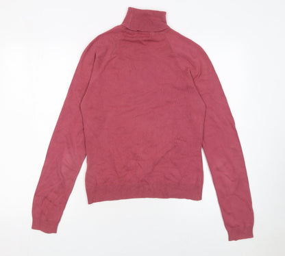 Womens UK Size 10 Topshop Pink Pullover Jumper
