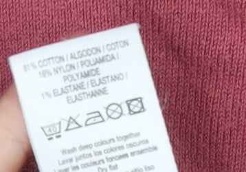 Womens UK Size 10 Topshop Pink Pullover Jumper