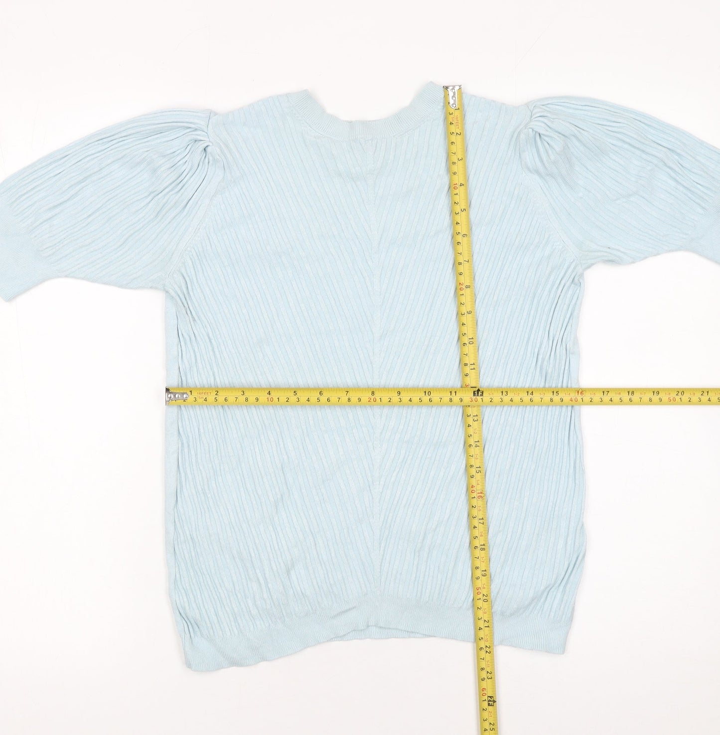 Womens UK Size 14 Marks and Spencer Blue Pullover Jumper