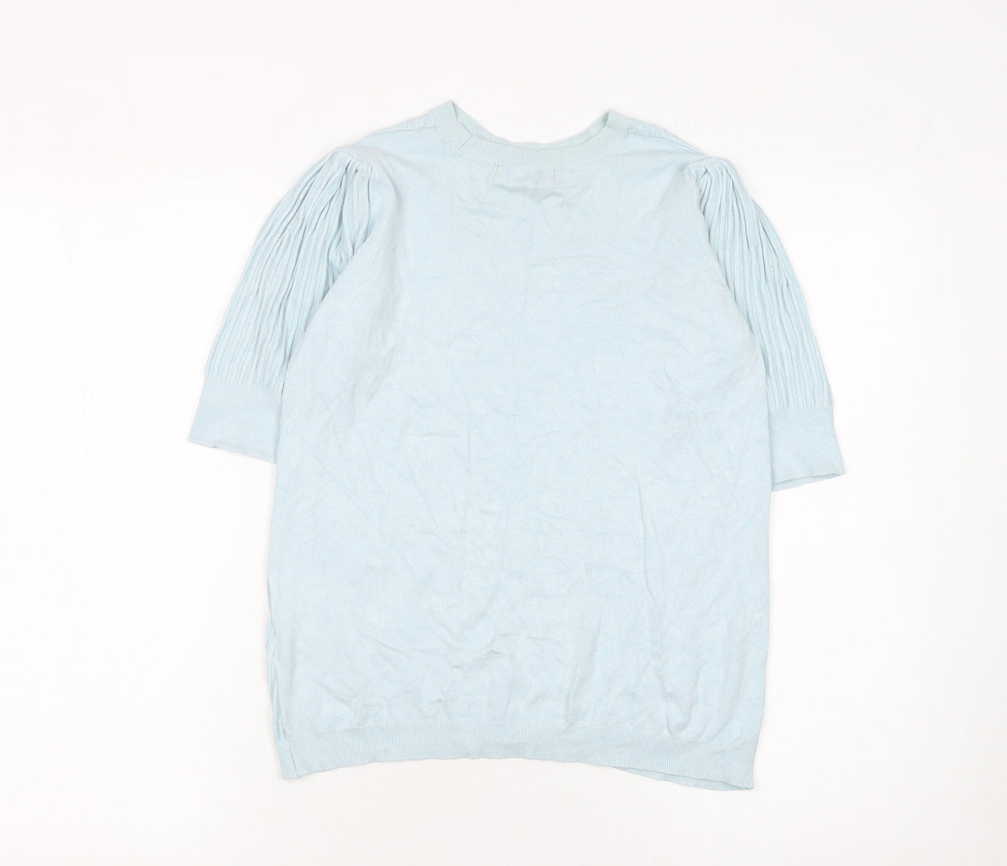 Womens UK Size 14 Marks and Spencer Blue Pullover Jumper