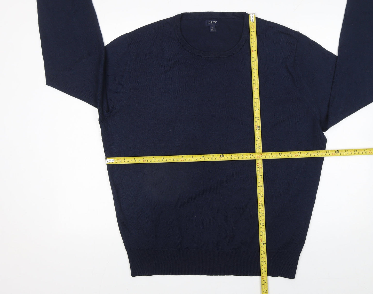 Mens UK Size XL J.CREW Blue Pullover Jumper