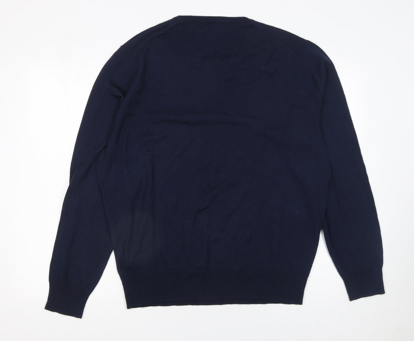 Mens UK Size XL J.CREW Blue Pullover Jumper