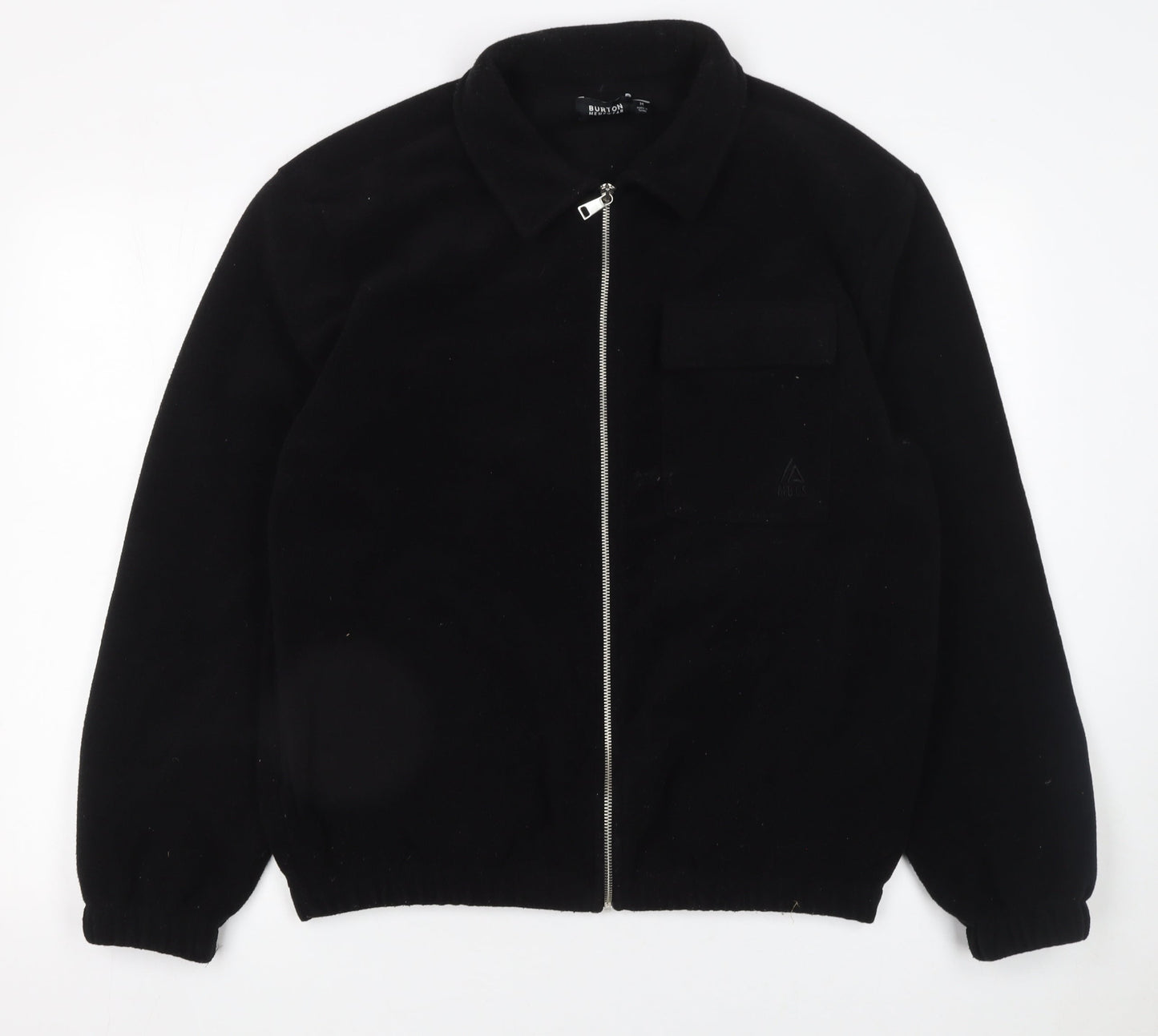 Mens UK Size M Burton Menswear London Black Basic Jacket
