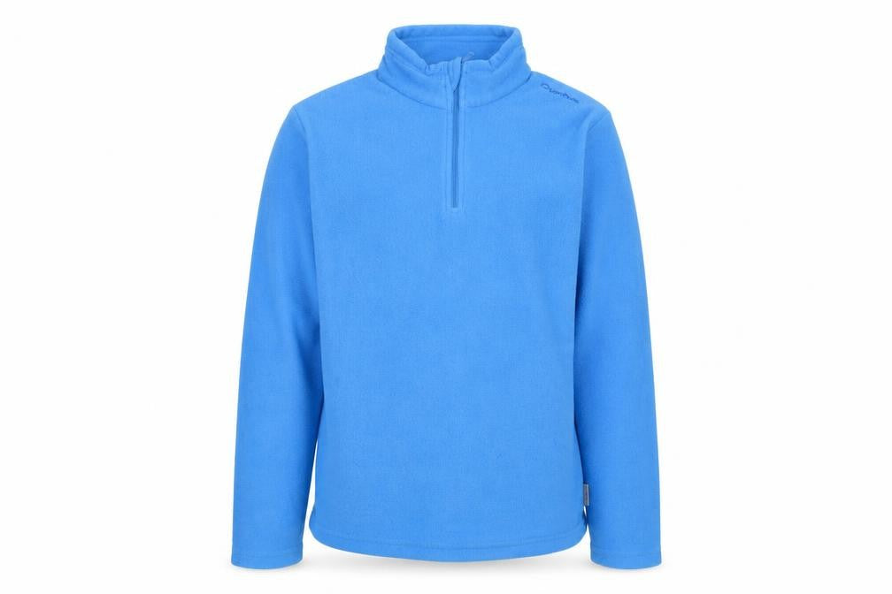Oxylane Boys Blue Fleece 1/4 Zip Pullover Sweatshirt 14 Years