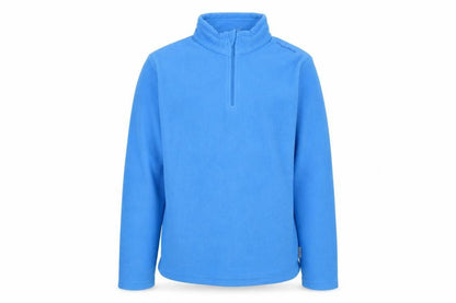 Oxylane Boys Blue Fleece 1/4 Zip Pullover Sweatshirt 14 Years