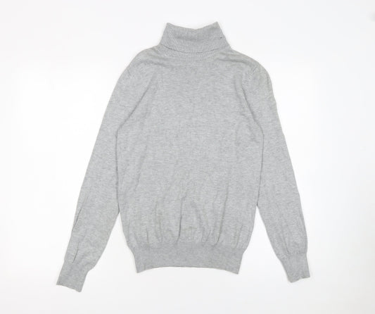 Womens UK Size 10 Papaya Grey Pullover Jumper