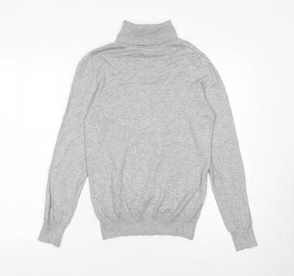 Womens UK Size 10 Papaya Grey Pullover Jumper