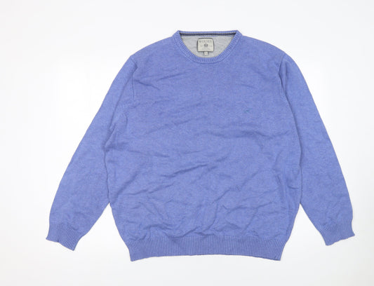 Mens UK Size XL Wolsey Blue Pullover Jumper