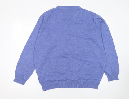 Mens UK Size XL Wolsey Blue Pullover Jumper