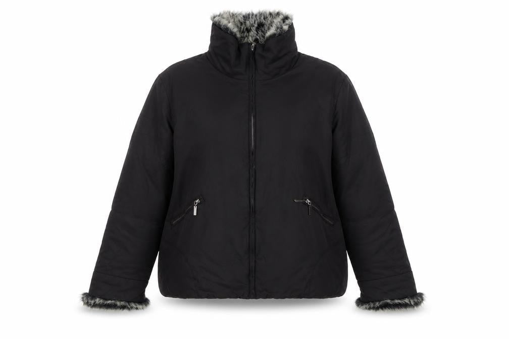 Womens UK Size 34 Inspire Black Puffer Jacket