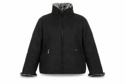 Womens UK Size 34 Inspire Black Puffer Jacket