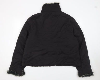 Womens UK Size 34 Inspire Black Puffer Jacket