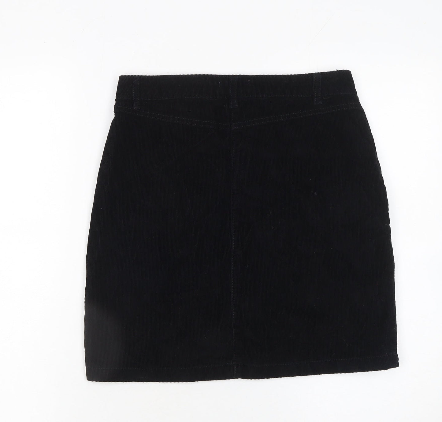 Womens UK Size 8 Papaya Straight & Pencil Corduroy Skirt