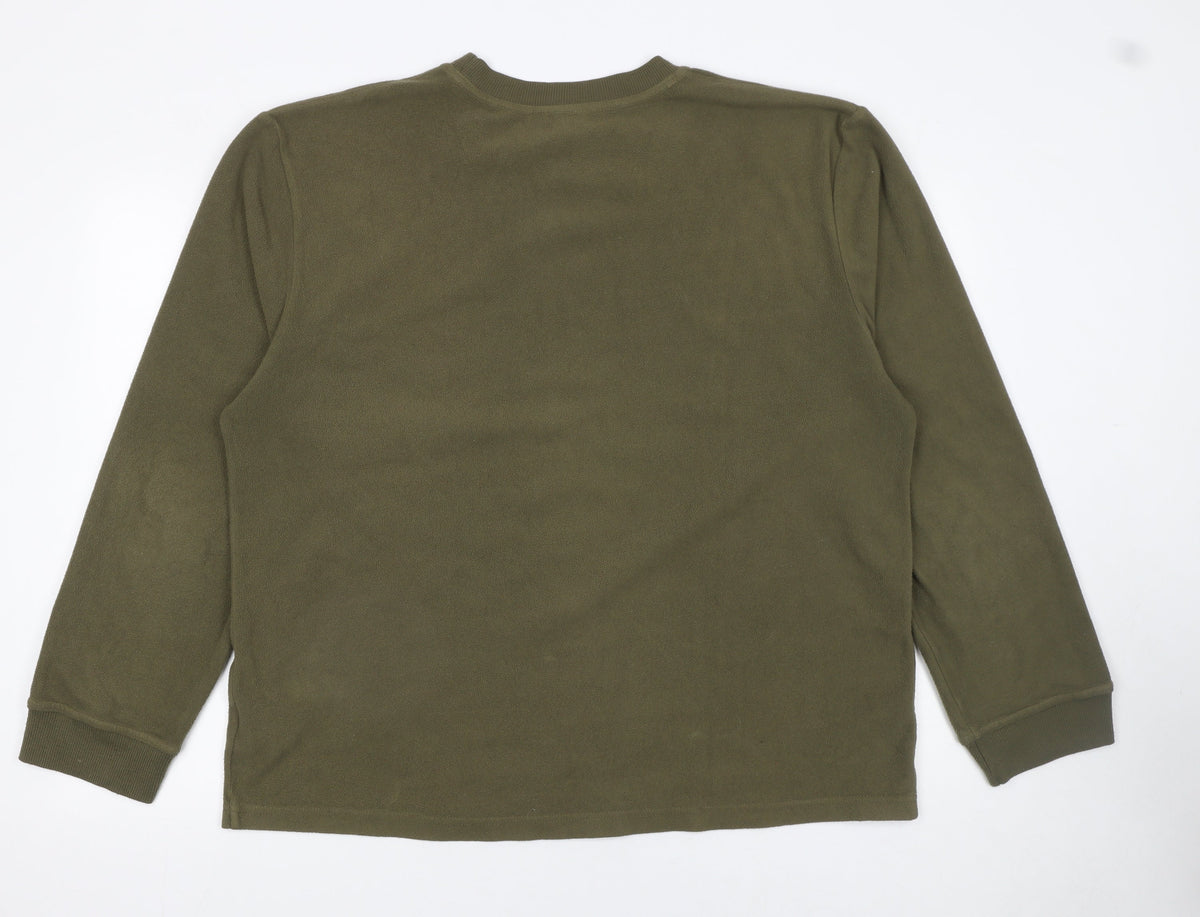 Mens UK Size XL Hawkshead Green Pullover Sweatshirt