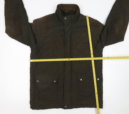 Mens UK Size M James Pringle Brown Quilted Coat