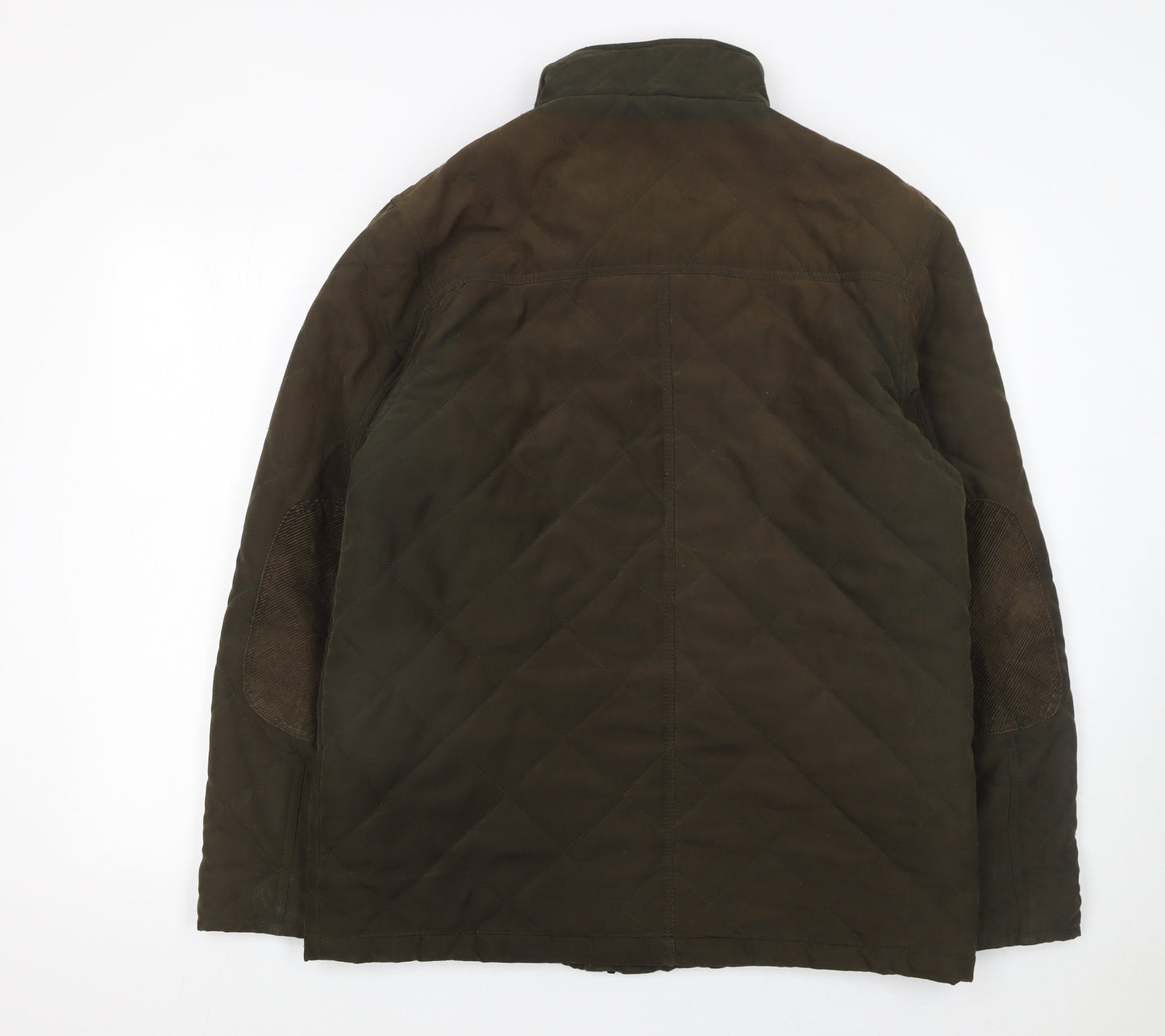 Mens UK Size M James Pringle Brown Quilted Coat
