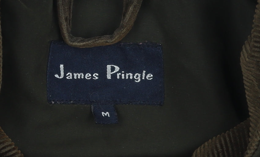 Mens UK Size M James Pringle Brown Quilted Coat
