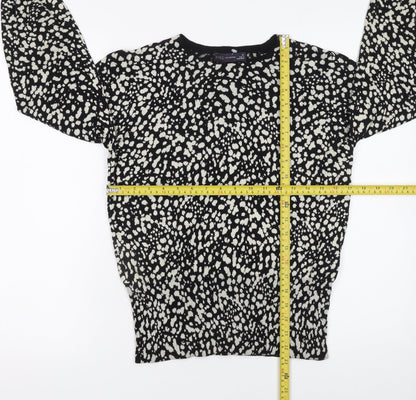Womens UK Size 12 Marks and Spencer Black Pullover Jumper