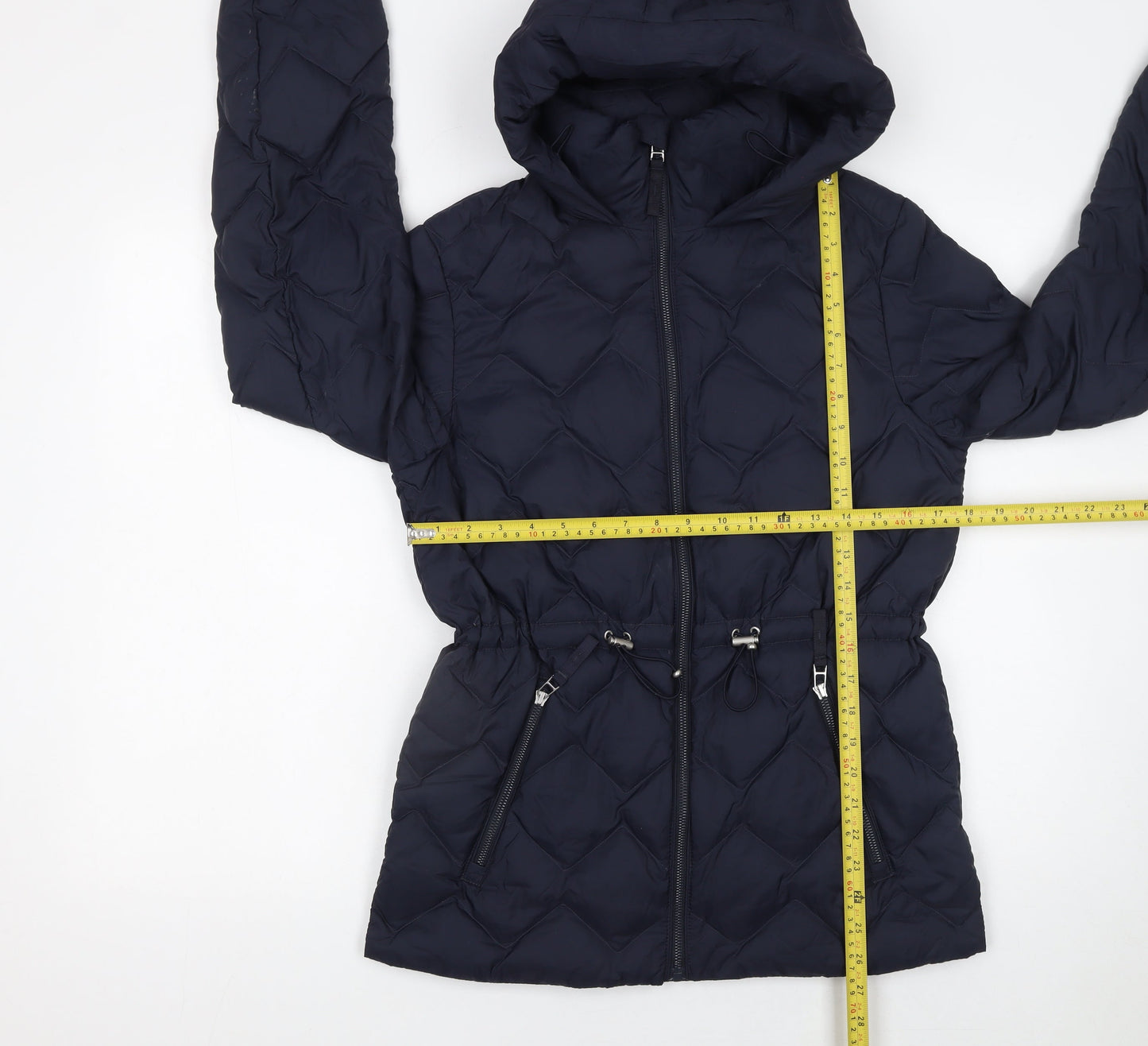 Womens UK Size 8 Marks and Spencer Blue Puffer Jacket