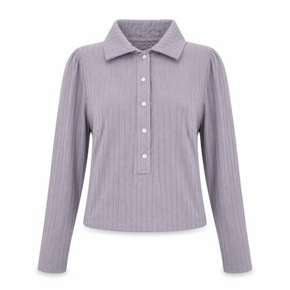 Womens UK Size 6 ASOS Purple Cropped Button-Up