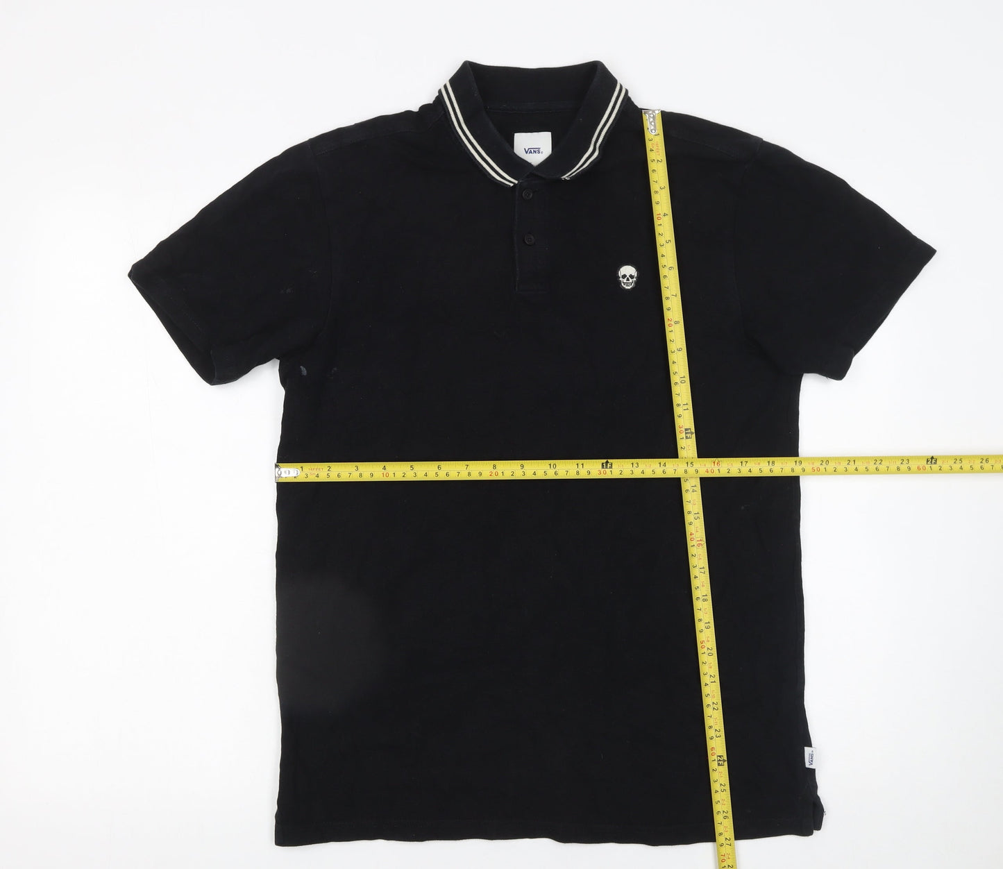 Mens UK Size S VANS Cotton Polo Shirt