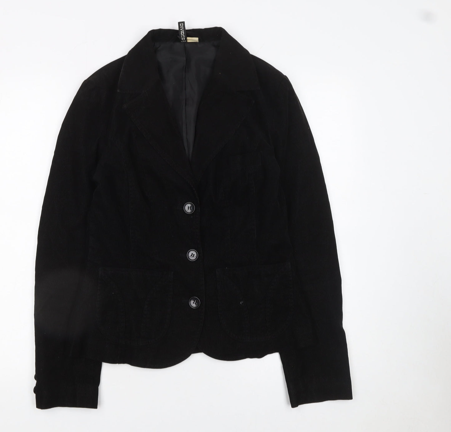 Womens UK Size 10 H&M Regular Black Blazer