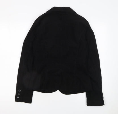 Womens UK Size 10 H&M Regular Black Blazer