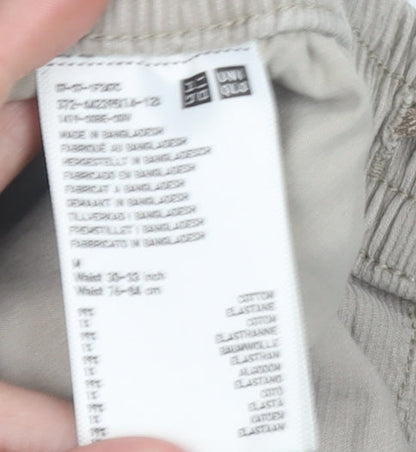 Mens UK Size M Uniqlo Regular Fit Jogger Beige Trousers