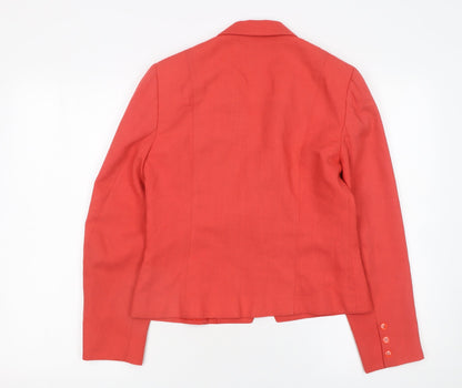 Womens UK Size 10 Prophecy Regular Red Blazer