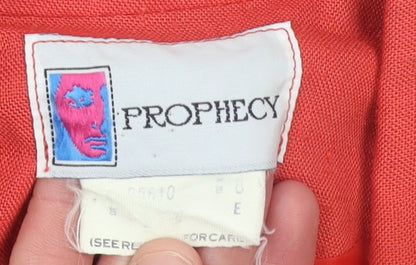 Womens UK Size 10 Prophecy Regular Red Blazer