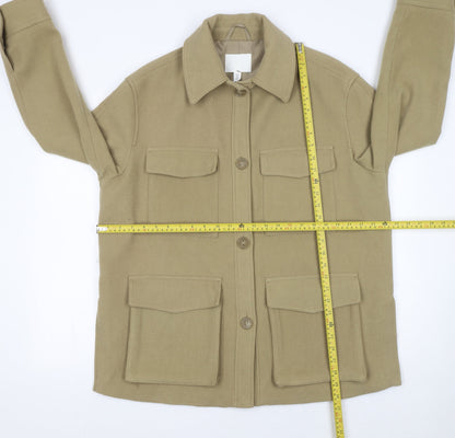 Womens UK Size 12 H&M Beige Basic Jacket