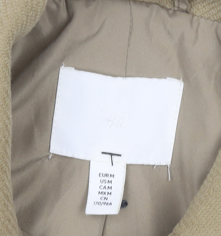Womens UK Size 12 H&M Beige Basic Jacket