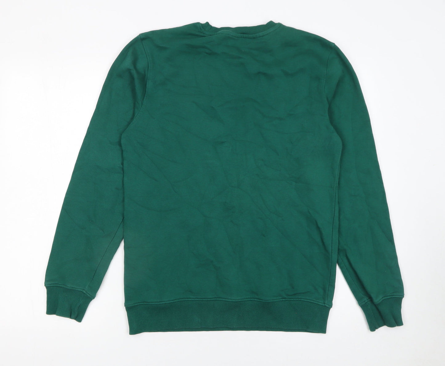 Mens UK Size S F&F Green Pullover Sweatshirt