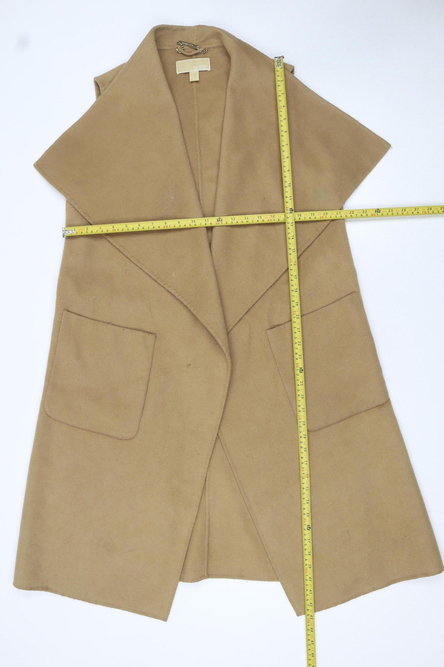 Womens UK Size L Michael Kors Beige Basic Jacket