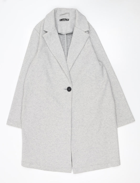 Womens UK Size M Dunnes Stores Grey Overcoat