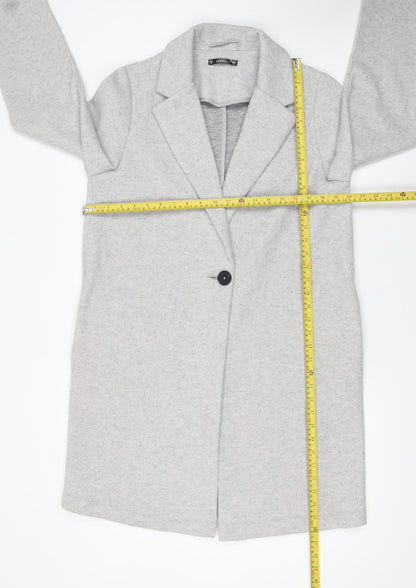 Womens UK Size M Dunnes Stores Grey Overcoat