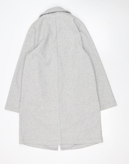 Womens UK Size M Dunnes Stores Grey Overcoat