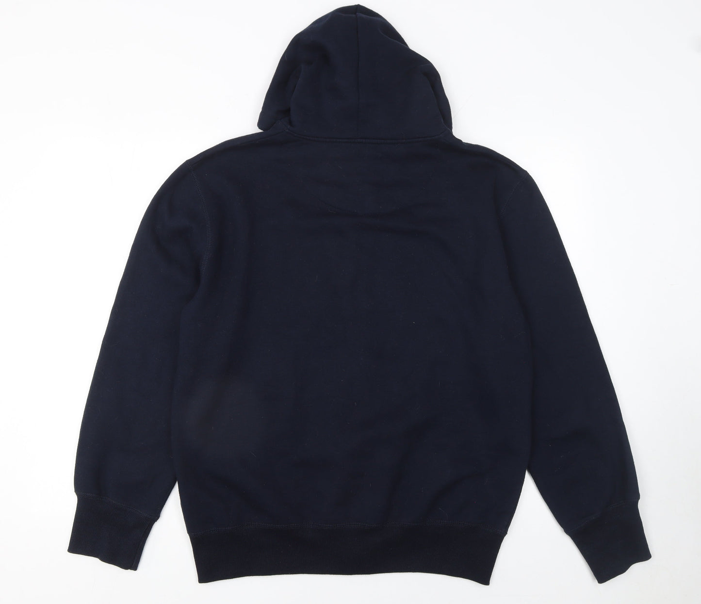 Mens UK Size L French Connection Blue Full Zip Hoodie
