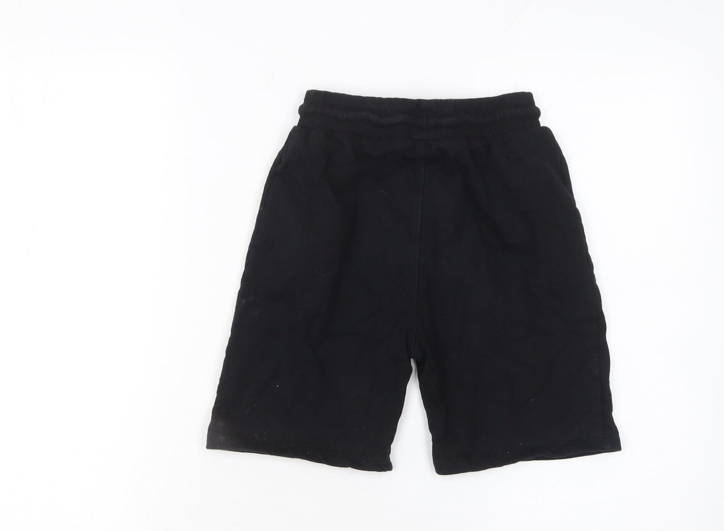 Marvel Boys Black Sweat Shorts 8 Years Regular Fit Hulk Superhero Design