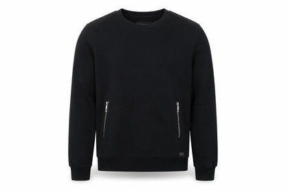 Mens UK Size M Firetrap Black Pullover Sweatshirt
