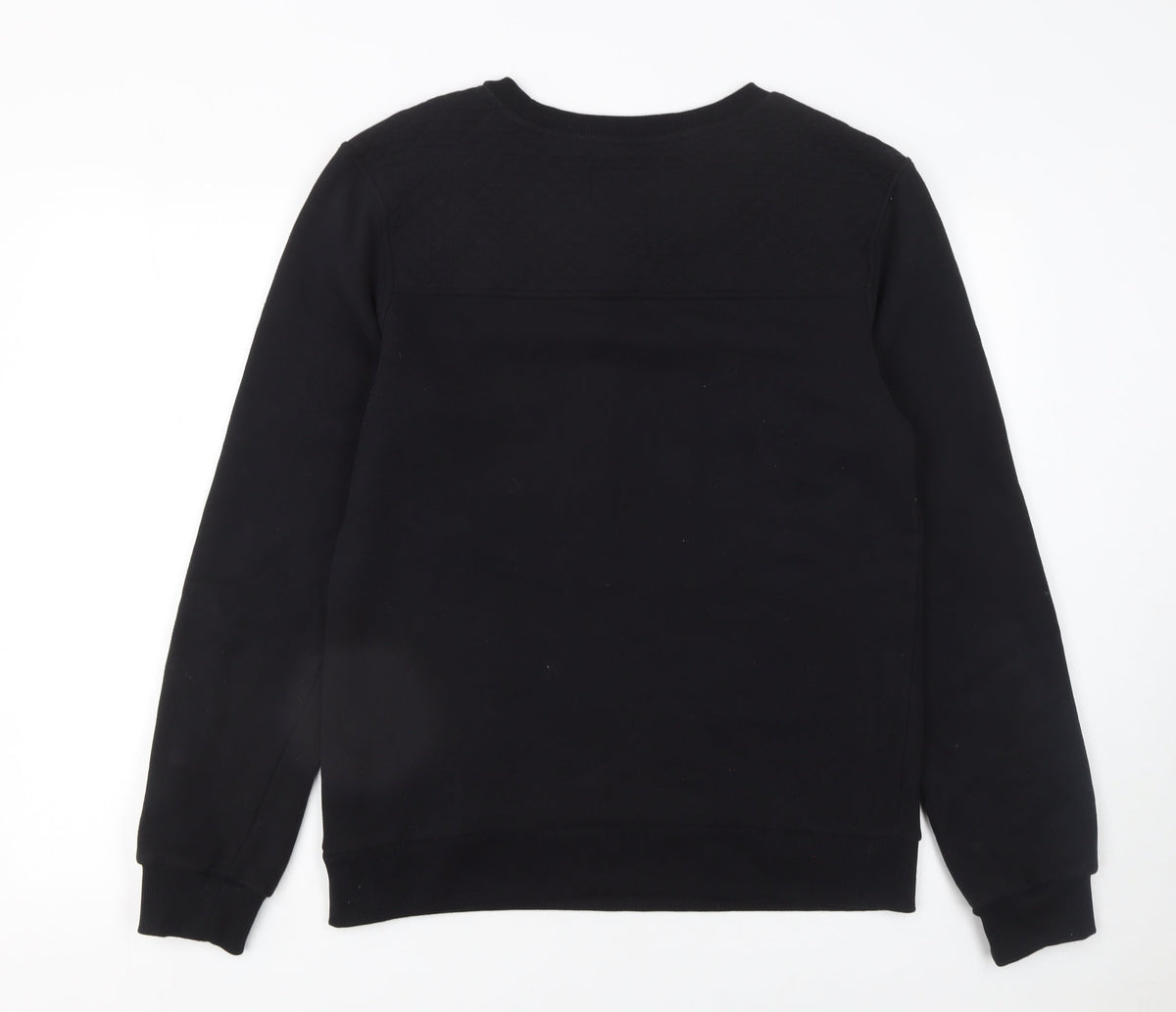 Mens UK Size M Firetrap Black Pullover Sweatshirt