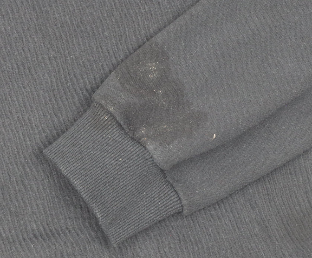 Mens UK Size M Firetrap Black Pullover Sweatshirt