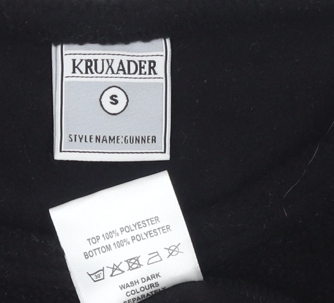 Mens UK Size S Kruxader Black Pullover Sweatshirt
