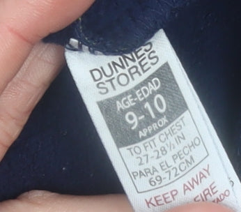 Boys UK Size 9-10 Years Dunnes Stores Multicoloured Pullover Hoodie