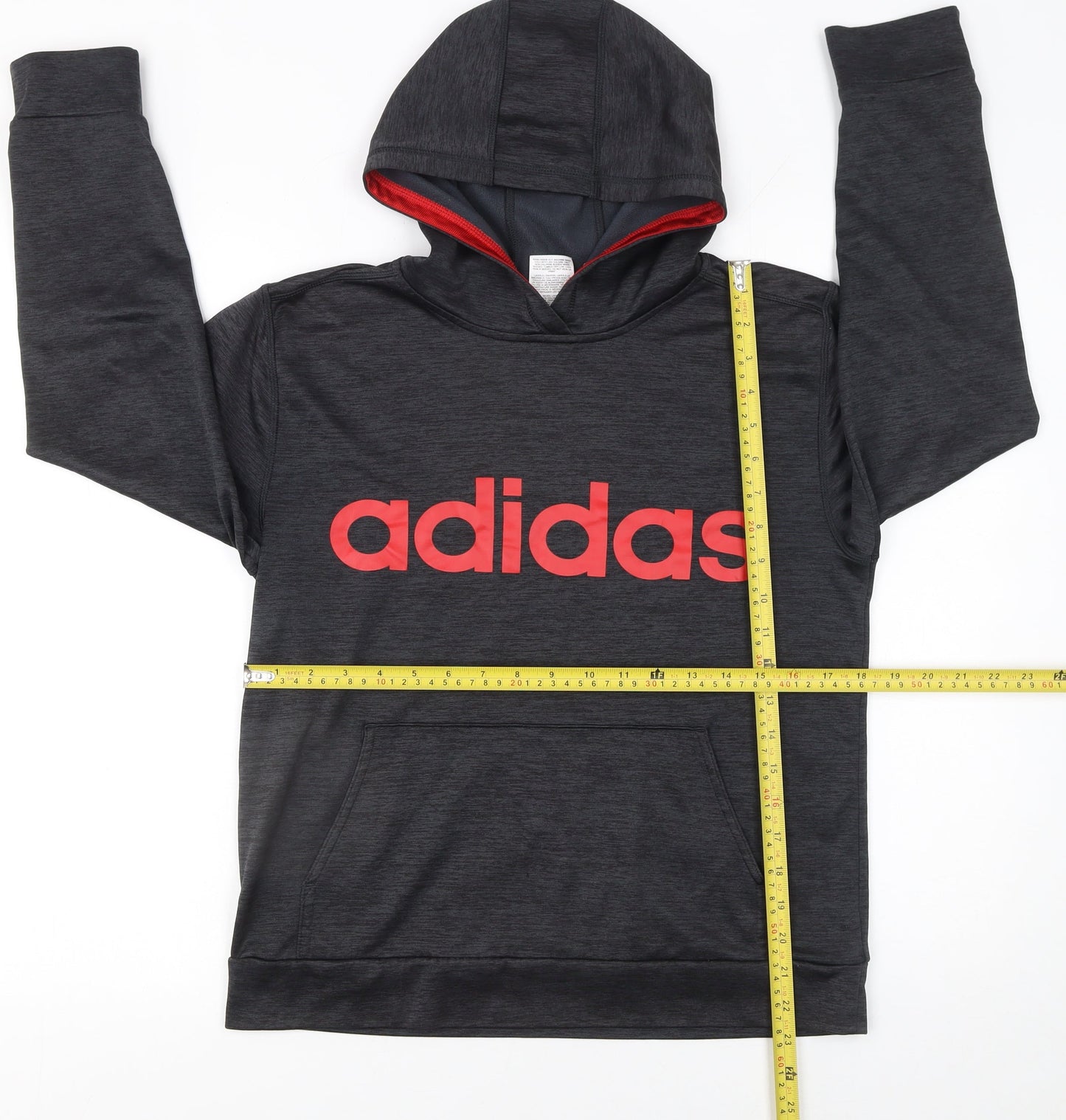 Boys UK Size 14-16 Years adidas Black Pullover Hoodie