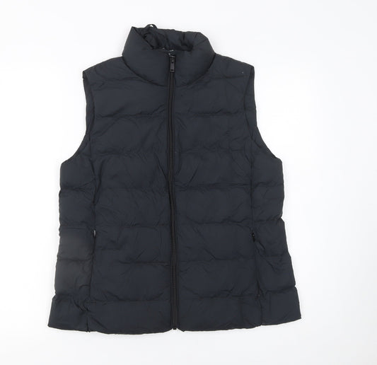 Womens UK Size 10 Marks and Spencer Black Puffer Jacket
